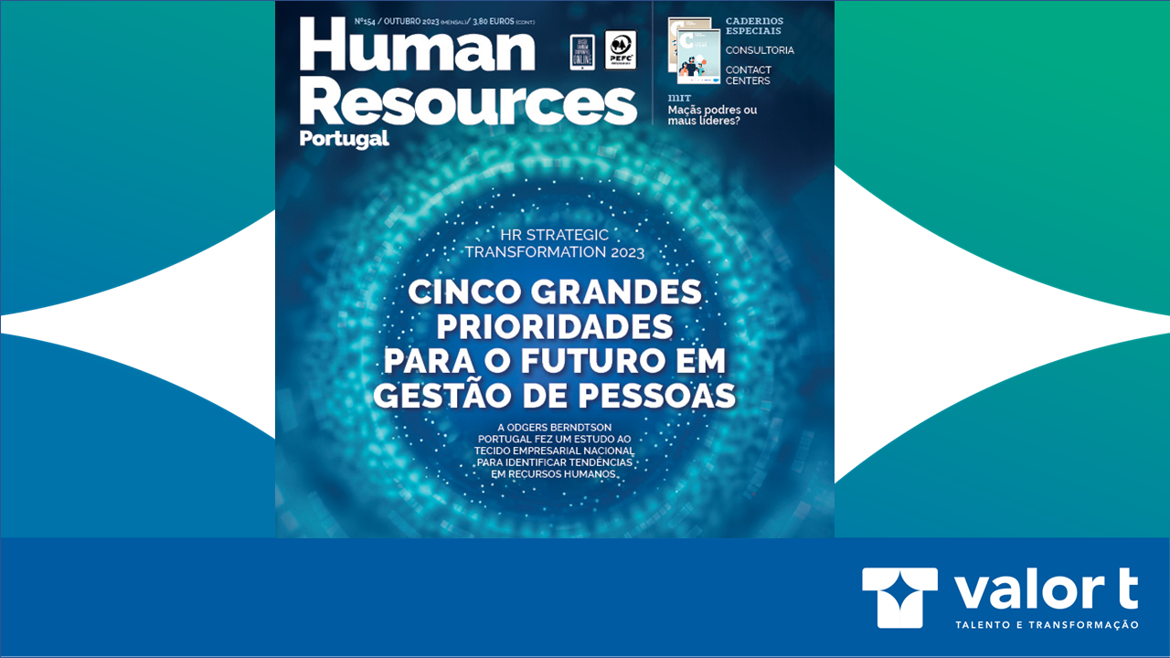 Notícia ValorT na revista Human Resources.